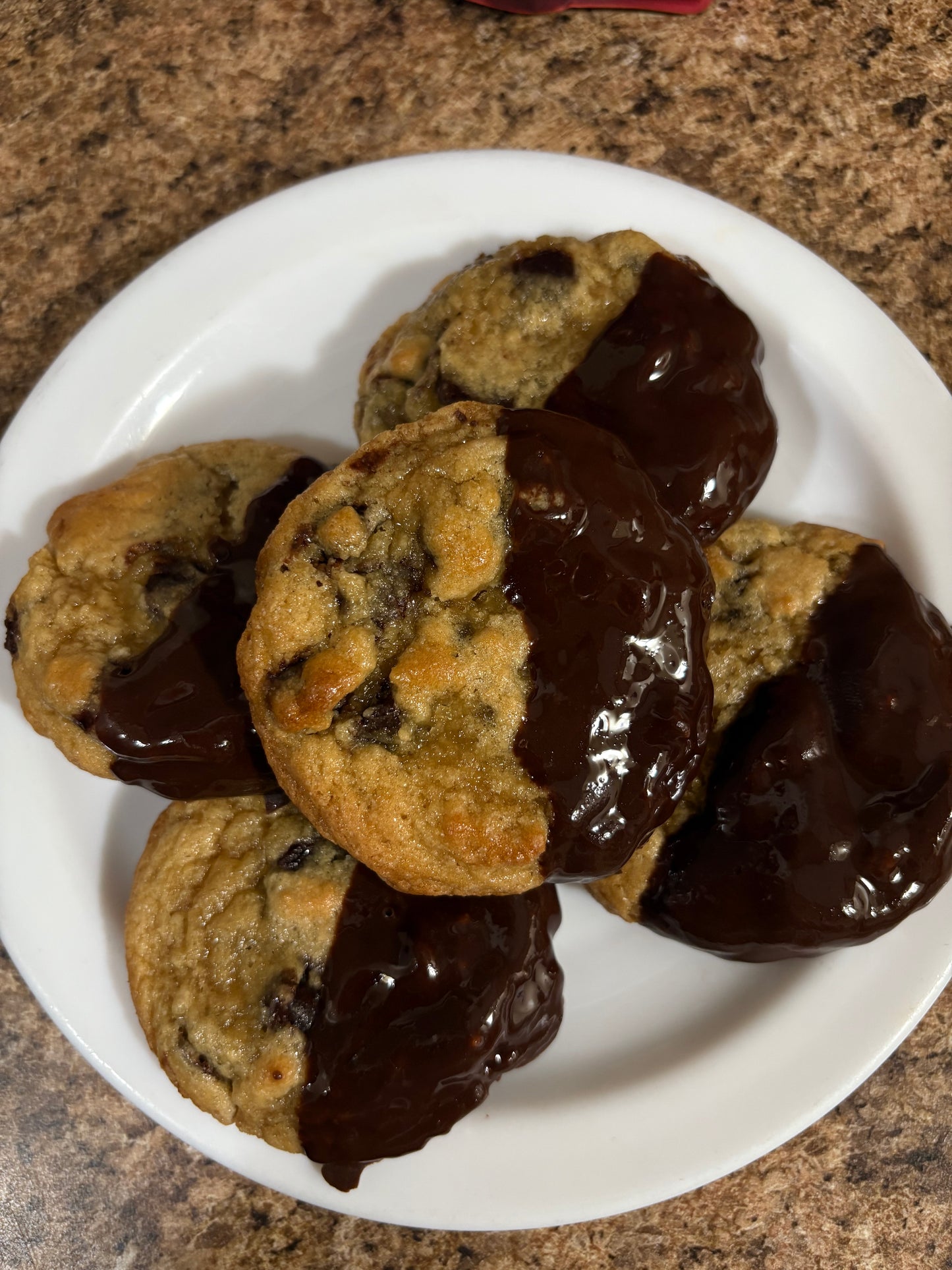 Dipped Chocolate Chip Cookie