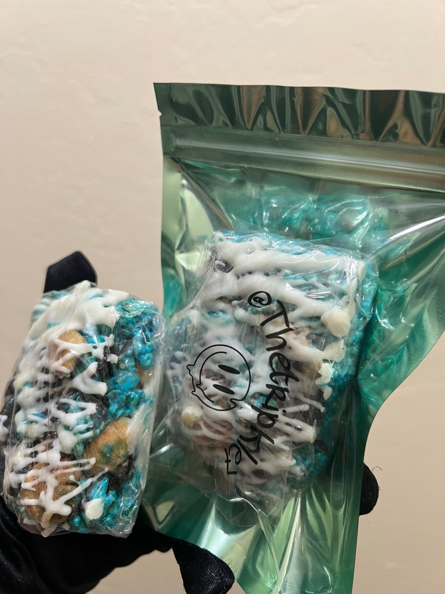 Cookie Monster Rice Krispy