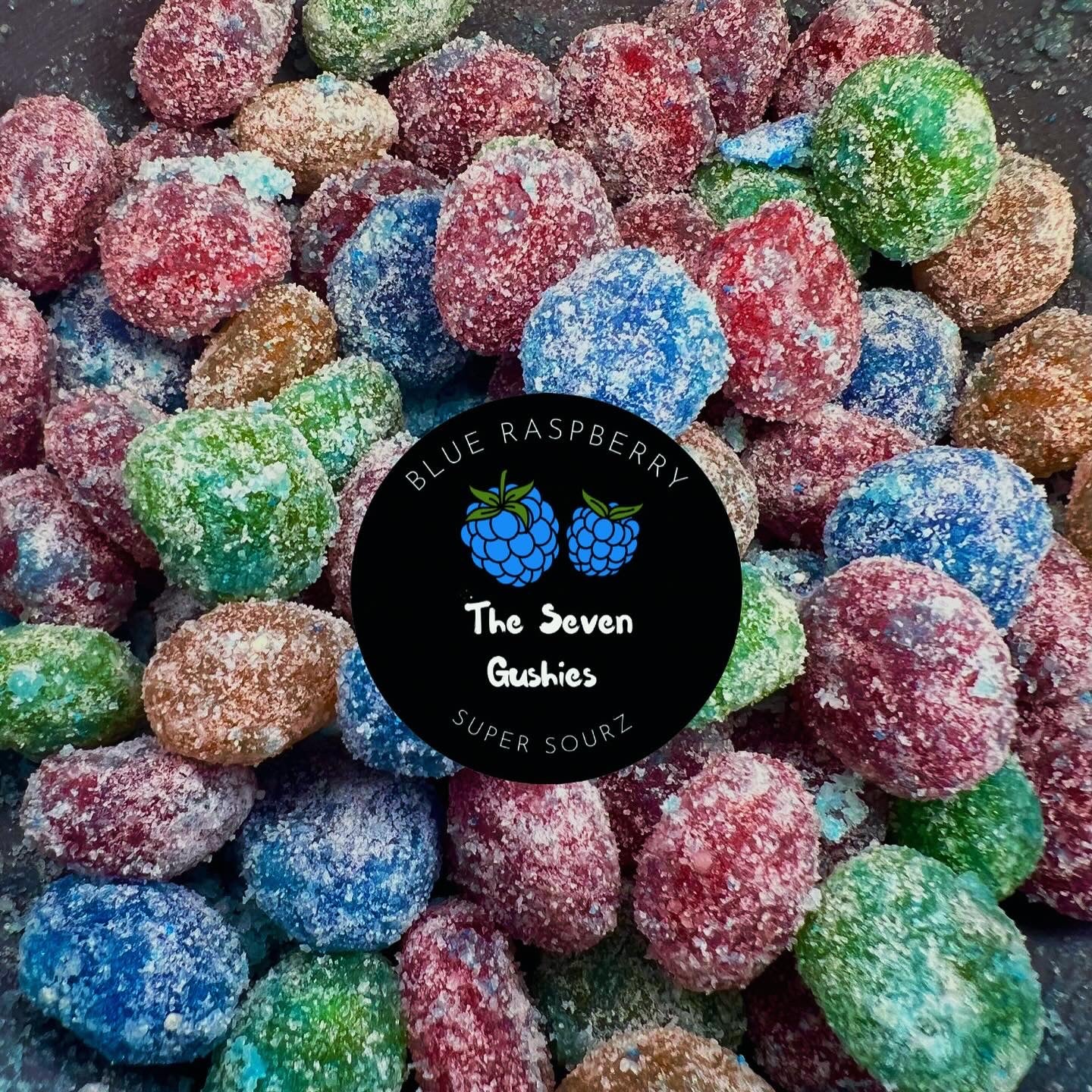 Blue Razz Gushies (Super Sourz)